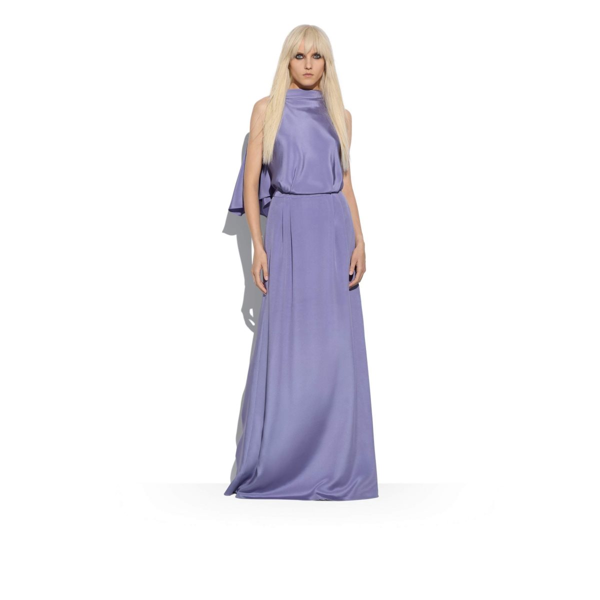 Peignoir Tom Ford Silk Maroccaine Evening Femme Violette | AIPSV-6237