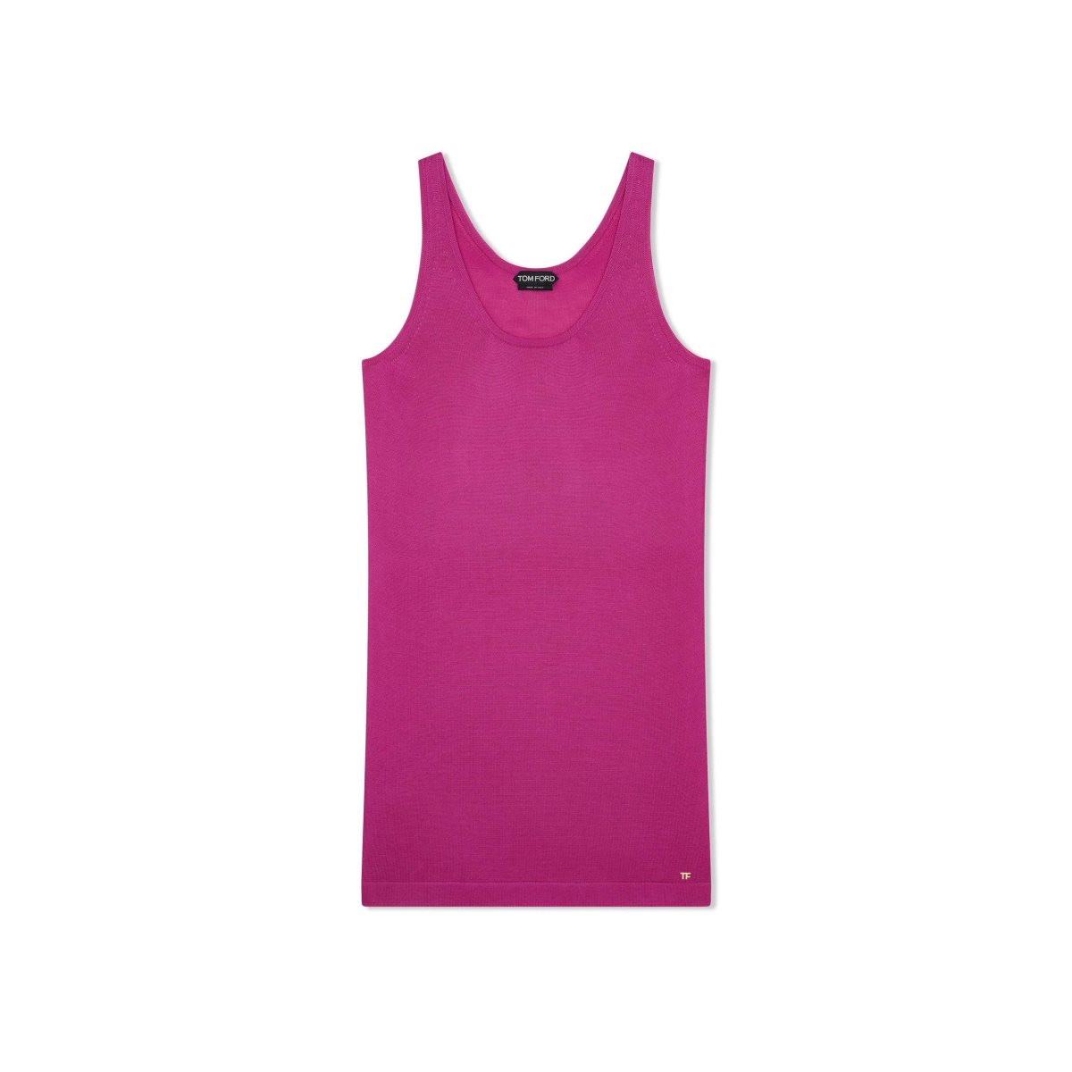 Peignoir Tom Ford Slinky Viscose Mini Tank Femme Fuschia | AUZVG-3748