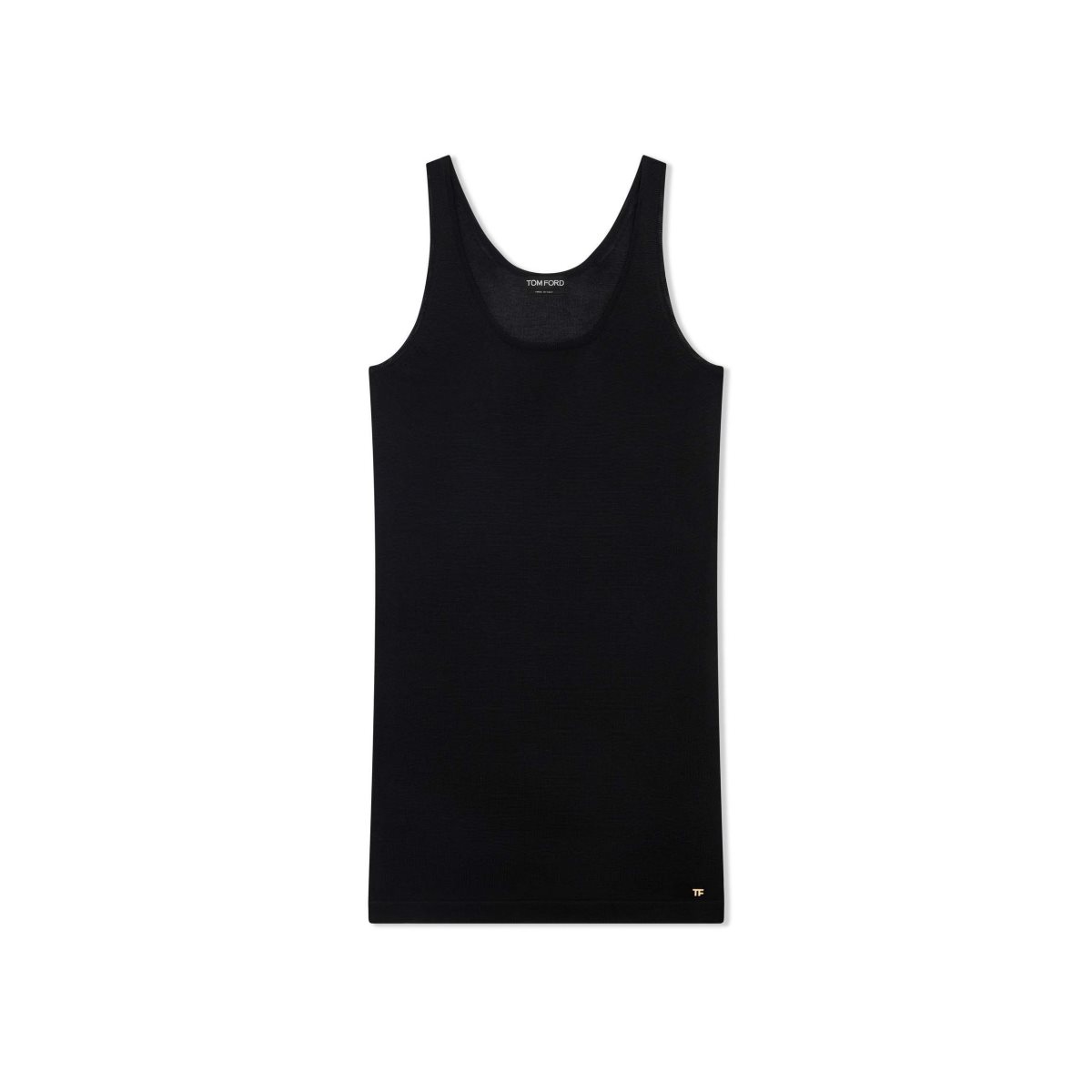 Peignoir Tom Ford Slinky Viscose Mini Tank Femme Noir | JUKGL-7912