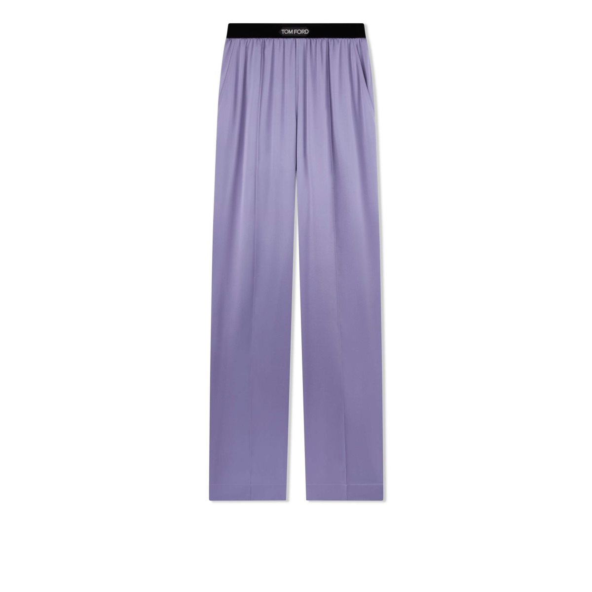 Peignoir Tom Ford Stretch Silk Satin Femme Violette | RLVNS-2815