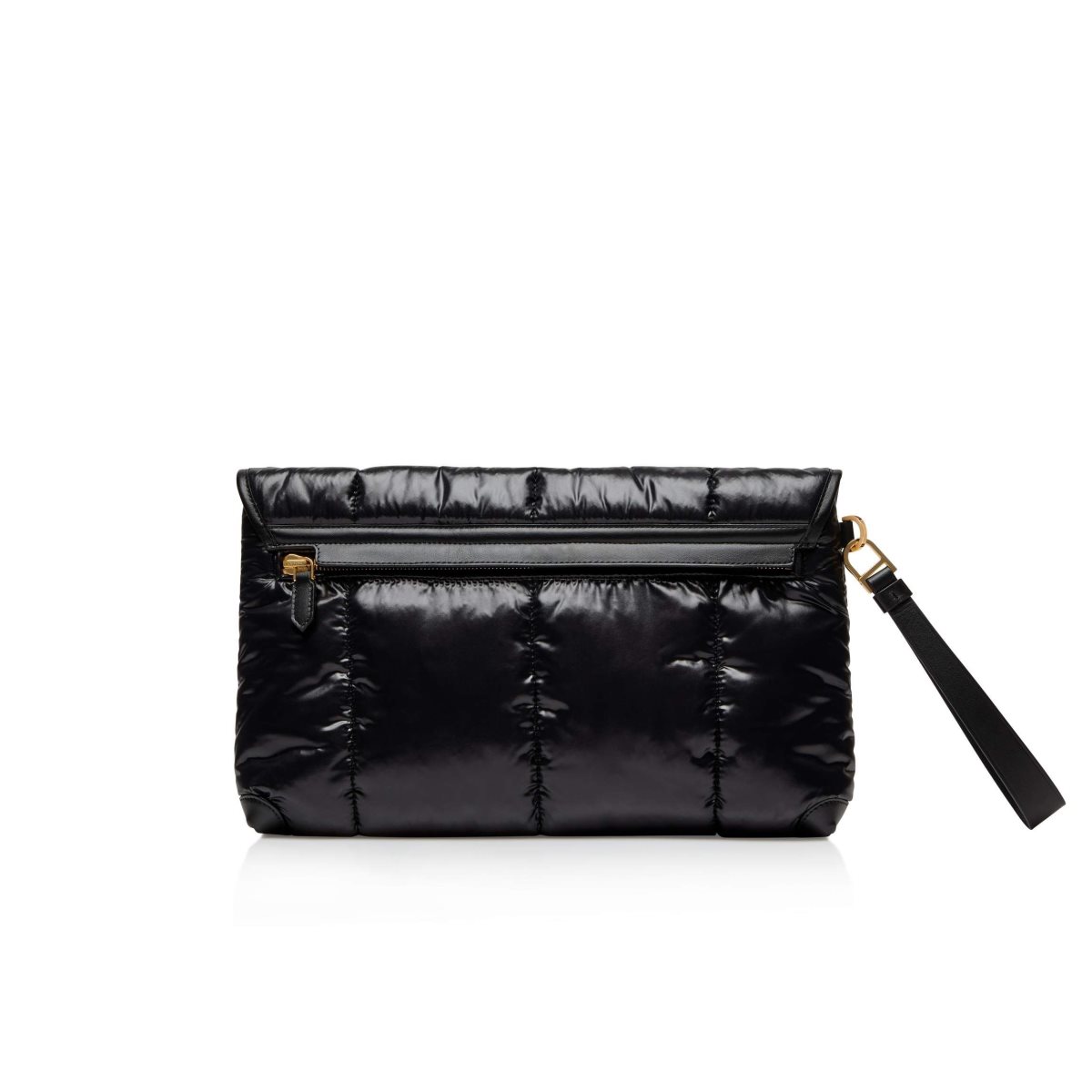 Petits Portefeuilles Tom Ford Matelassé Nylon Clutch Homme Noir | TLNZQ-1689