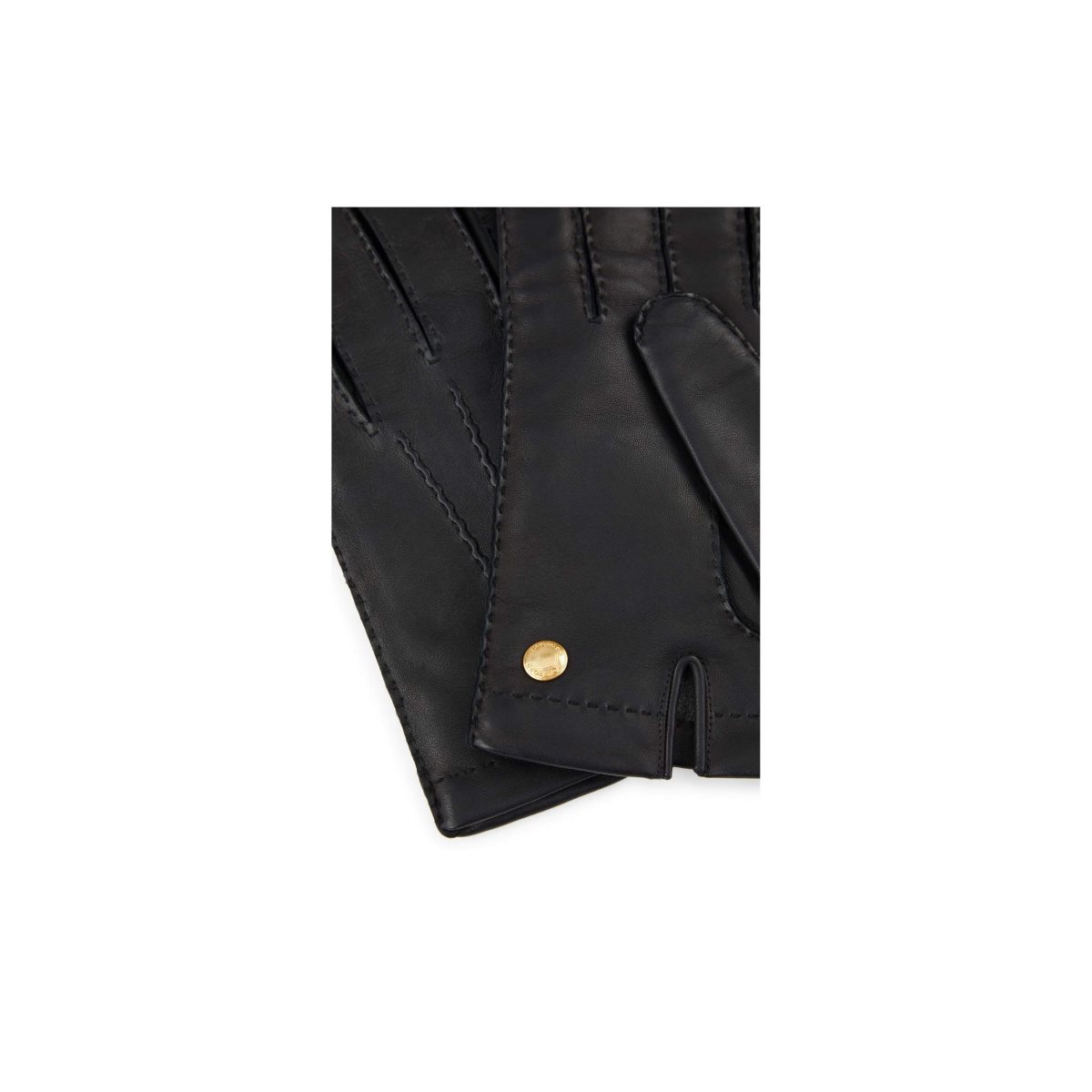 Petits Portefeuilles Tom Ford Nappa Cuir Gloves With Cashmere Lining Homme Noir | OLYWF-1278