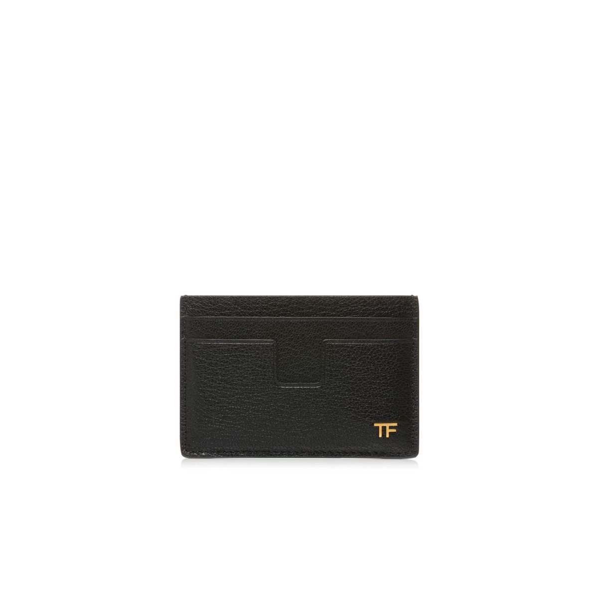 Petits Portefeuilles Tom Ford Polished Goat Classiche Cardholder Homme Noir | FYISP-0486