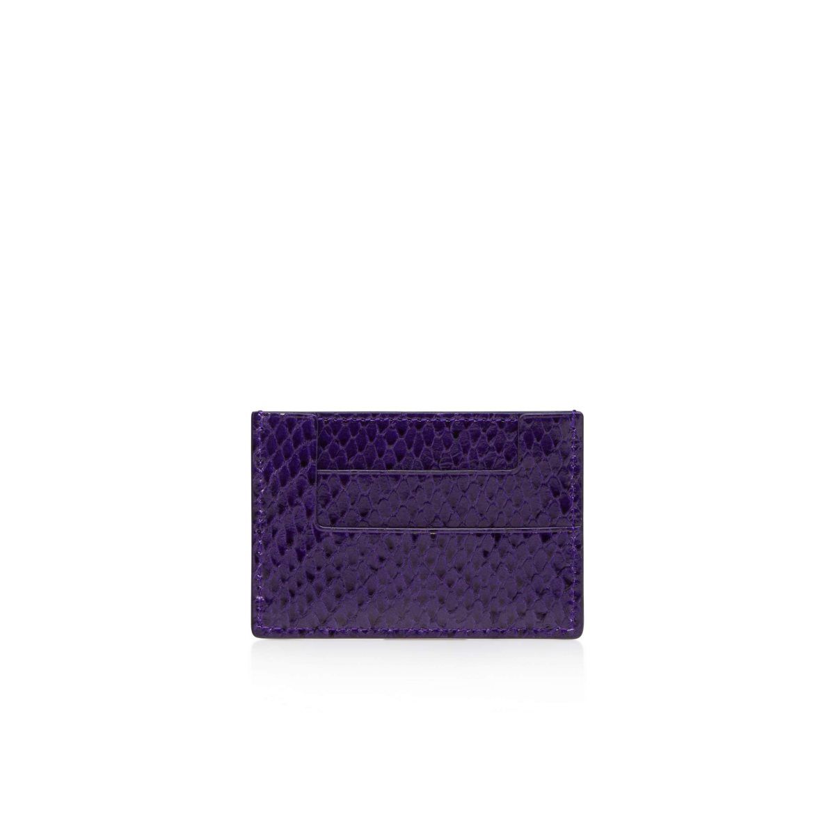 Petits Portefeuilles Tom Ford Printed Python Classiche Tf Card Holder Femme Violette | HFEGY-9064