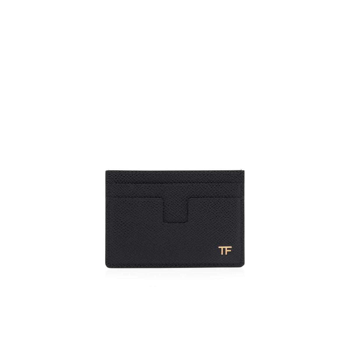 Petits Portefeuilles Tom Ford Small Grain Cuir Money Clip Cardholder Homme Noir | BFDUG-8915