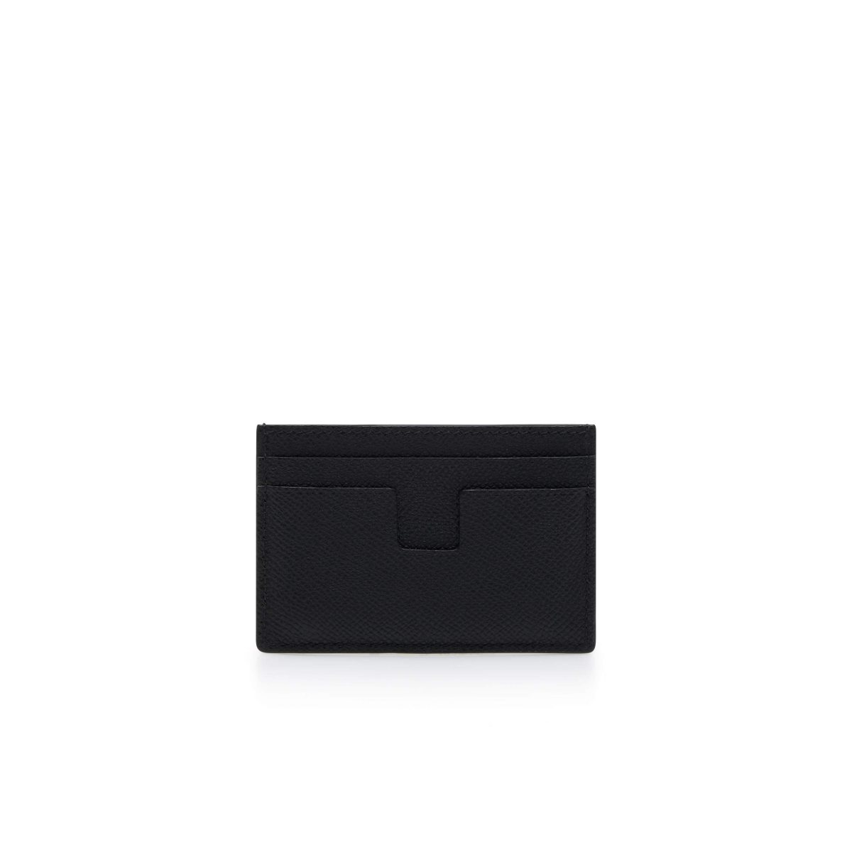 Petits Portefeuilles Tom Ford Small Grain Cuir Cardholder Homme Noir | EFBQO-1954