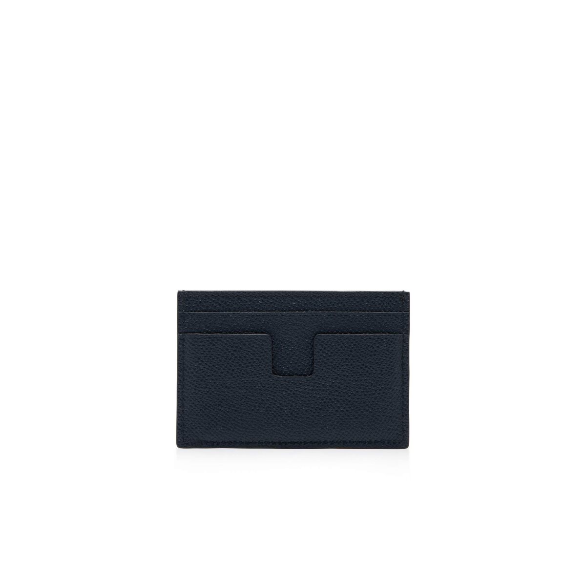 Petits Portefeuilles Tom Ford Small Grain Cuir Classiche Cardholder Homme Bleu | KWGIM-9817