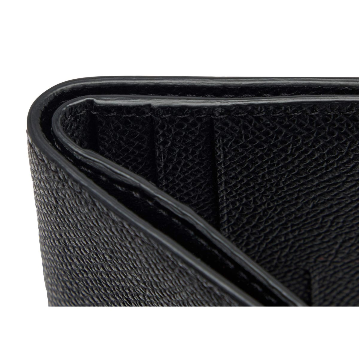 Petits Portefeuilles Tom Ford Small Grain Cuir Folding Cardholder Homme Noir | TIMCA-1709