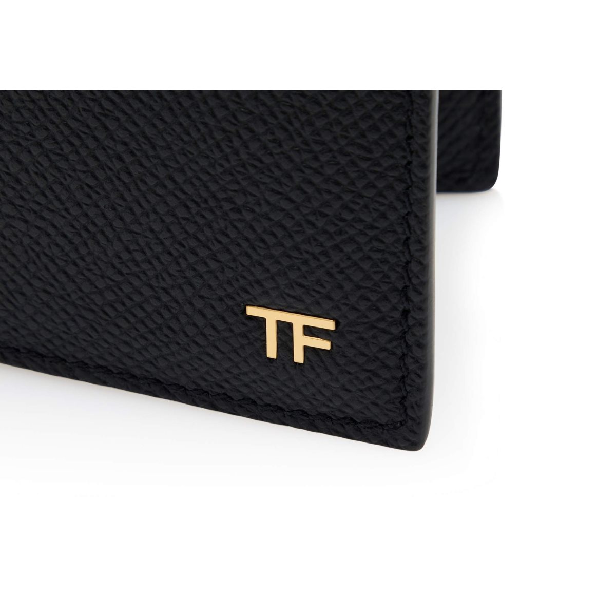 Petits Portefeuilles Tom Ford Small Grain Cuir Bifold Wallet Homme Noir | VCWYD-4820