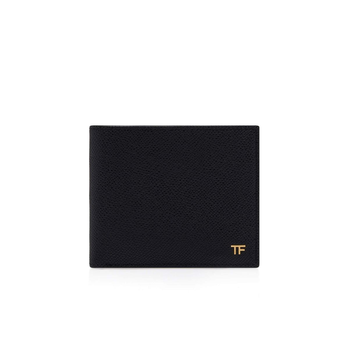 Petits Portefeuilles Tom Ford Small Grain Cuir Bifold Wallet Homme Noir | VCWYD-4820