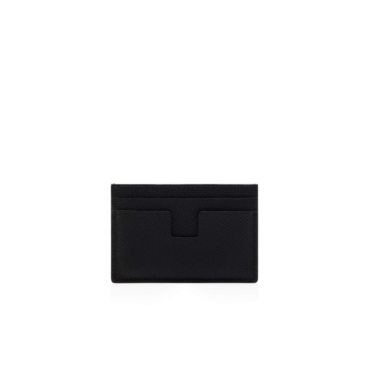 Petits Portefeuilles Tom Ford Small Grain Cuir Classiche Cardholder Homme Noir | ZYGAE-9634