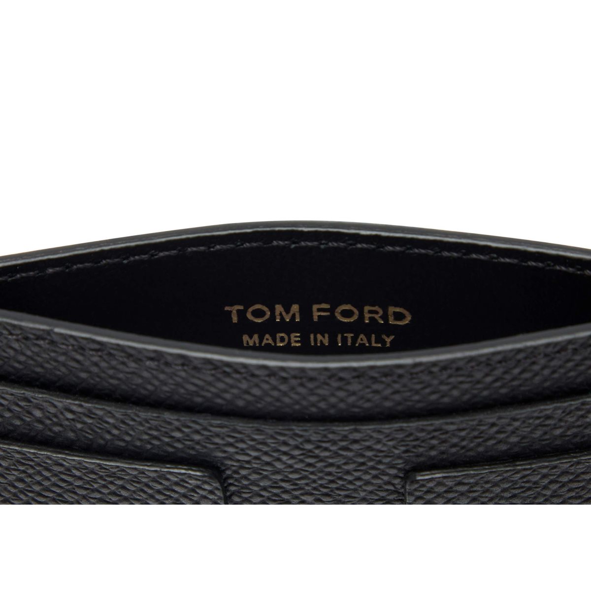 Petits Portefeuilles Tom Ford Small Grain Cuir Classiche Cardholder Homme Noir | ZYGAE-9634