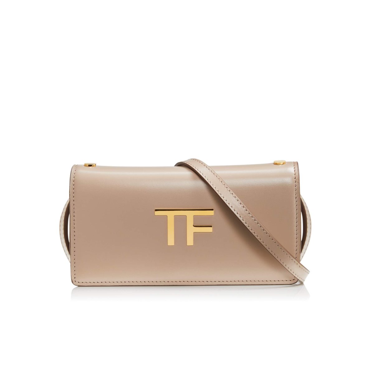 Sac Clutch Tom Ford Box Palmellato Tf Femme Grise Marron | ZJALW-5107