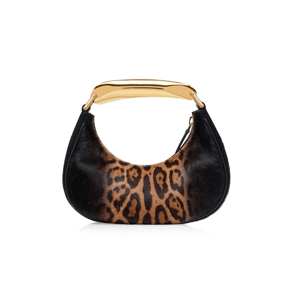 Sacs Crossbody Tom Ford Shaded Calf Hair Animalier Bianca Mini Hobo Femme Beige Noir | UREOT-3485