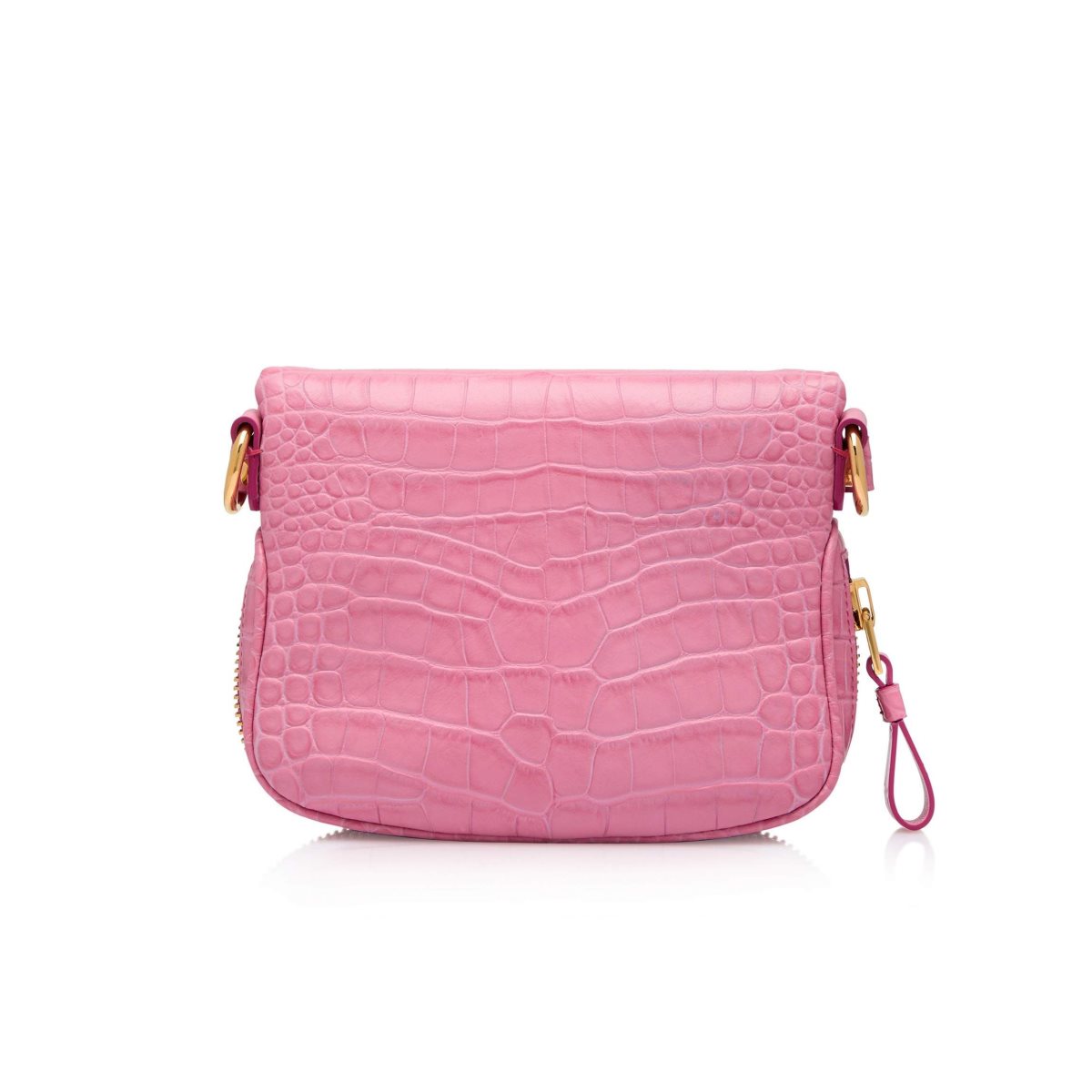 Sacs Crossbody Tom Ford Shiny Stamped Crocodile Cuir Jennifer Femme Rose | ISKUD-4128