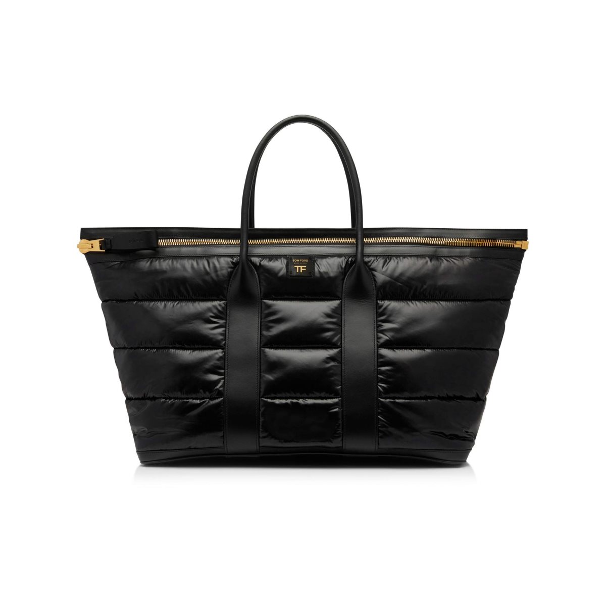 Sacs Fourre Tout Tom Ford Matelassé Nylon Puffy Buckley E/W Femme Noir | UVELA-6045