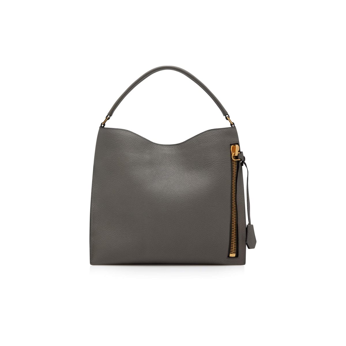 Sacs À Bandoulière Tom Ford Grain Cuir Alix Small Hobo Femme Grise Foncé | BICGX-3541