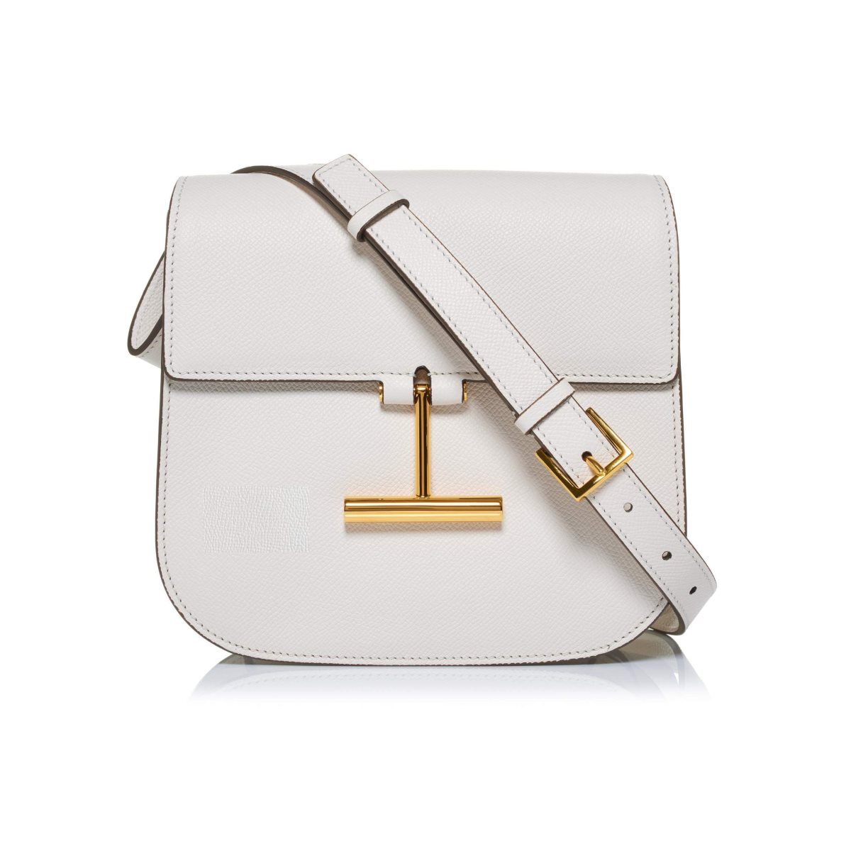 Sacs À Bandoulière Tom Ford Grain Cuir Tara Mini Femme Chalk | AFDHW-7281