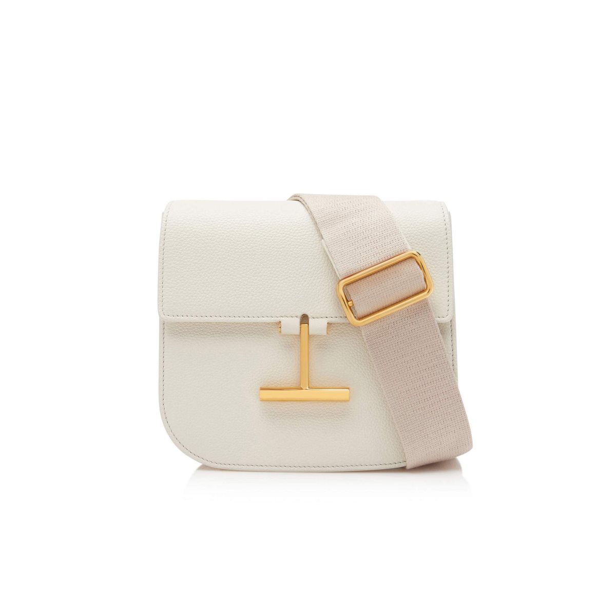 Sacs À Bandoulière Tom Ford Grain Cuir Tara Mini Femme Chalk | XVJKC-4150