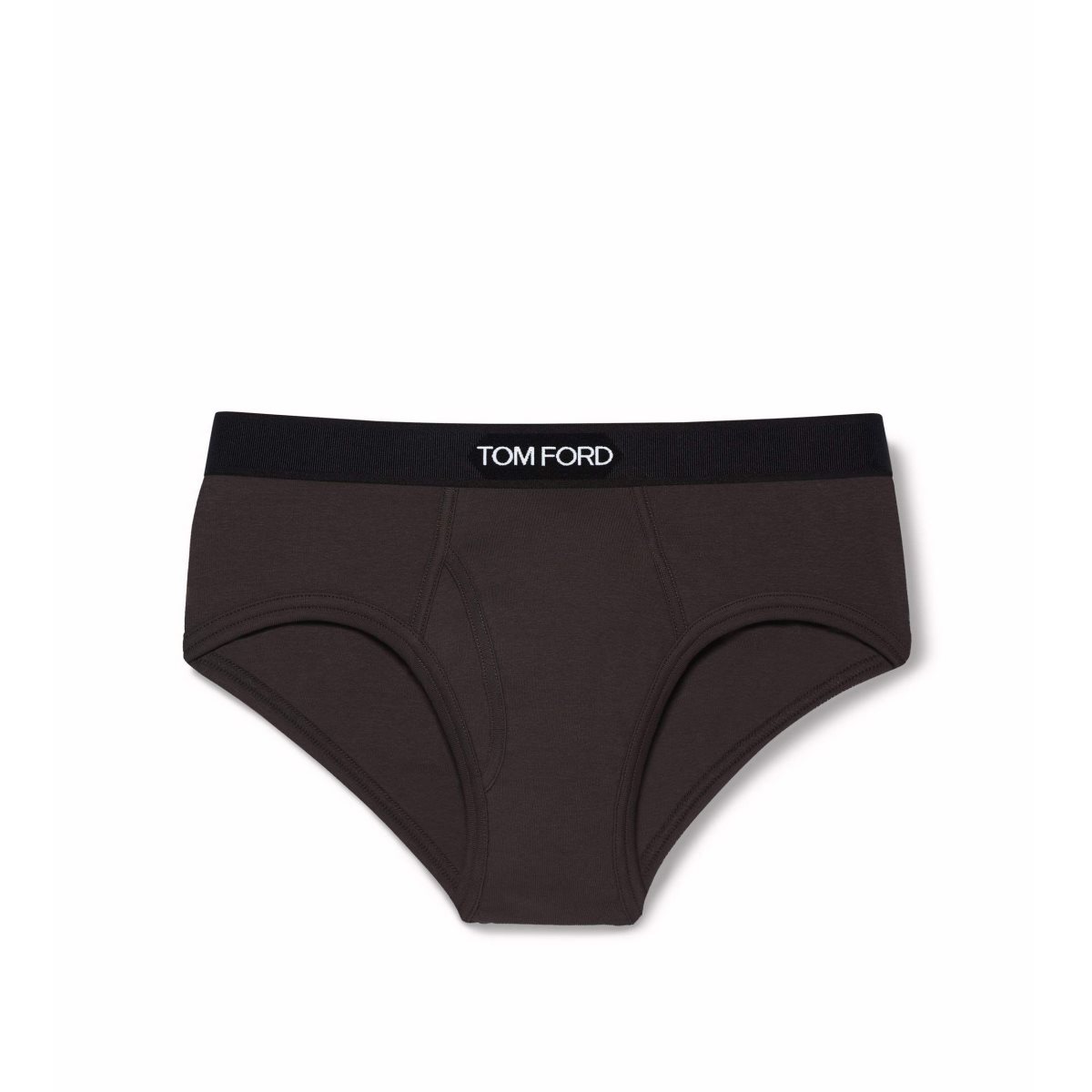 Slips Tom Ford Coton Boxer Homme Ebony | TPAWV-5826