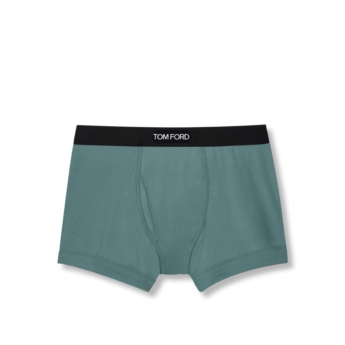 Slips Tom Ford Coton Boxer Homme Turquoise | QHPIM-0945