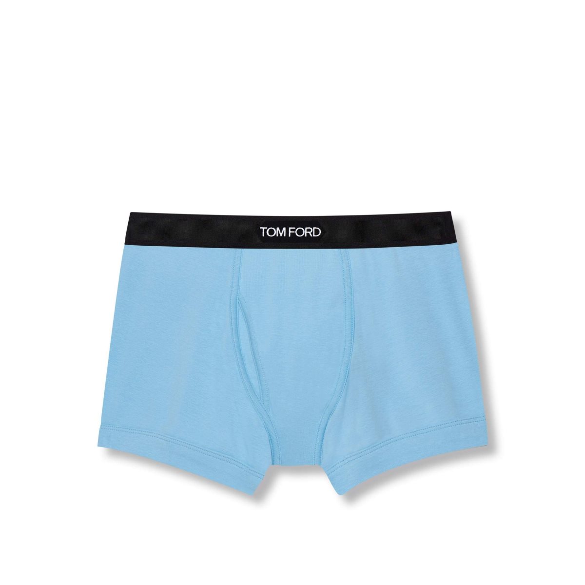 Slips Tom Ford Coton Boxer Homme Turquoise Clair | SVFOQ-7634