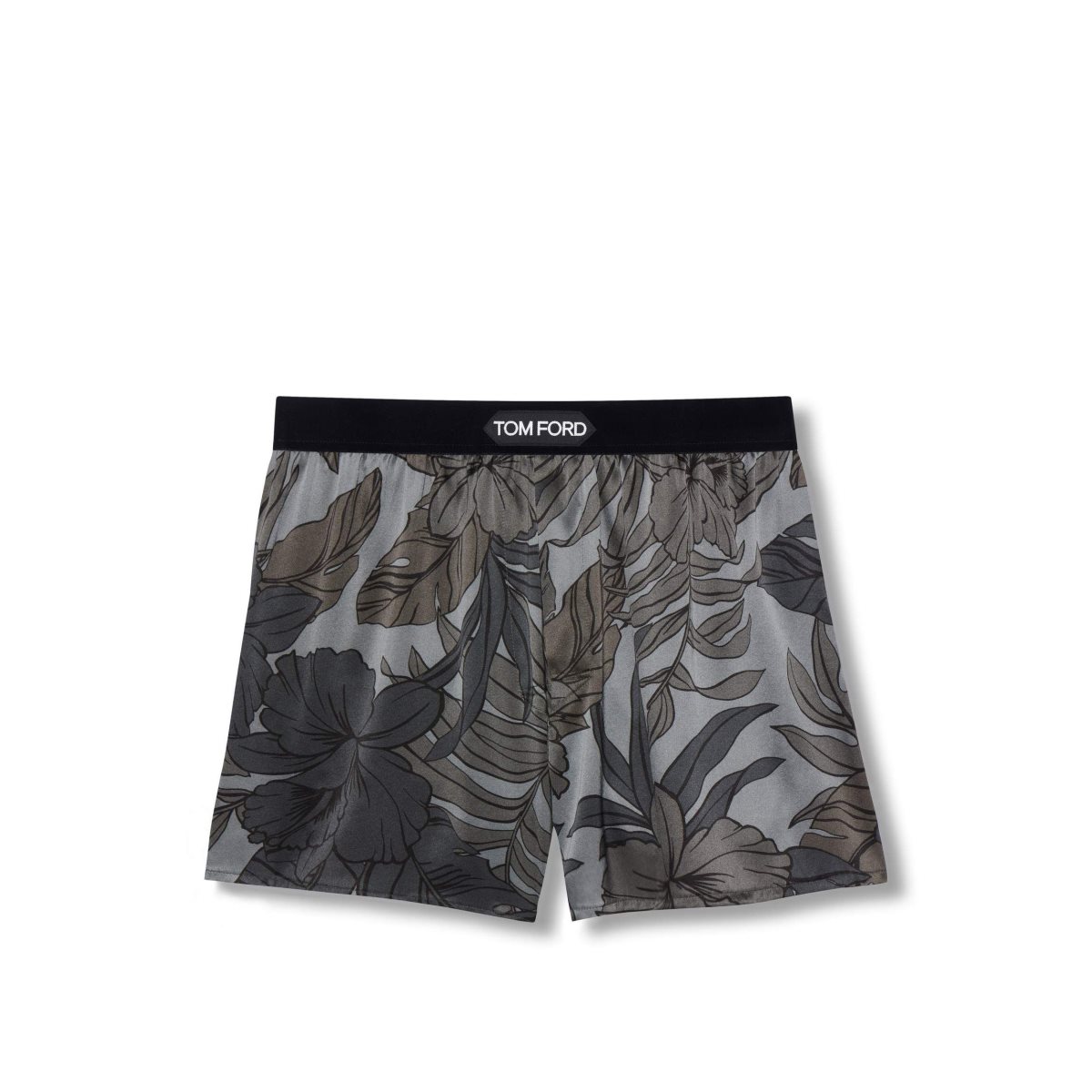 Slips Tom Ford Hibiscus Silk Boxer Homme Aquarelli | WNVZD-1074