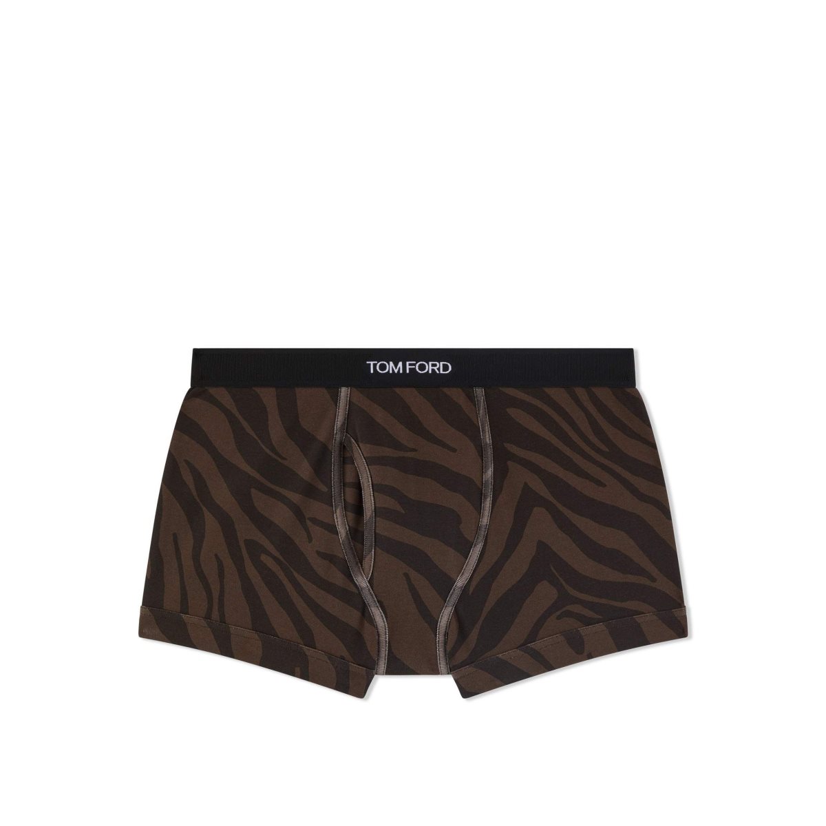 Slips Tom Ford Zebra Coton Boxer Homme Beige | BETDF-7891