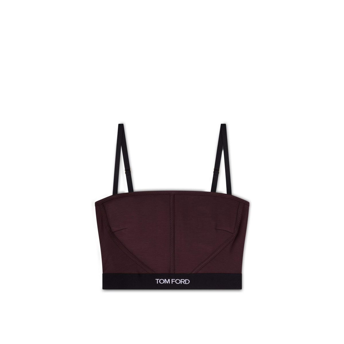 Soutien Gorge Tom Ford Modal Signature Top Femme Chocolat Foncé | RHCBI-6724