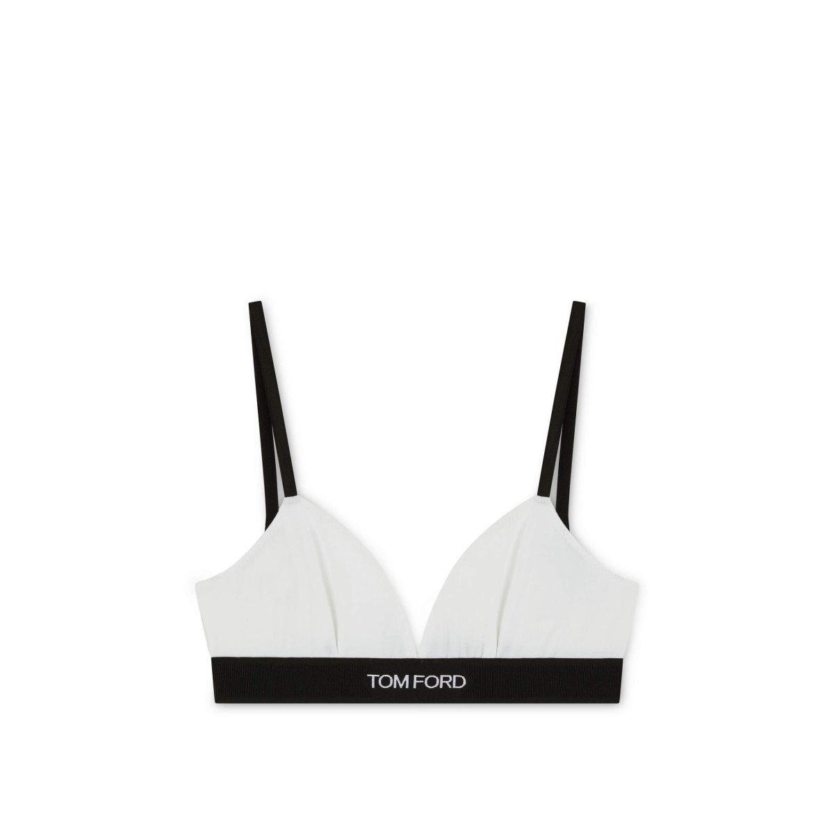 Soutien Gorge Tom Ford Modal Signature Femme Blanche | HRDWA-3187