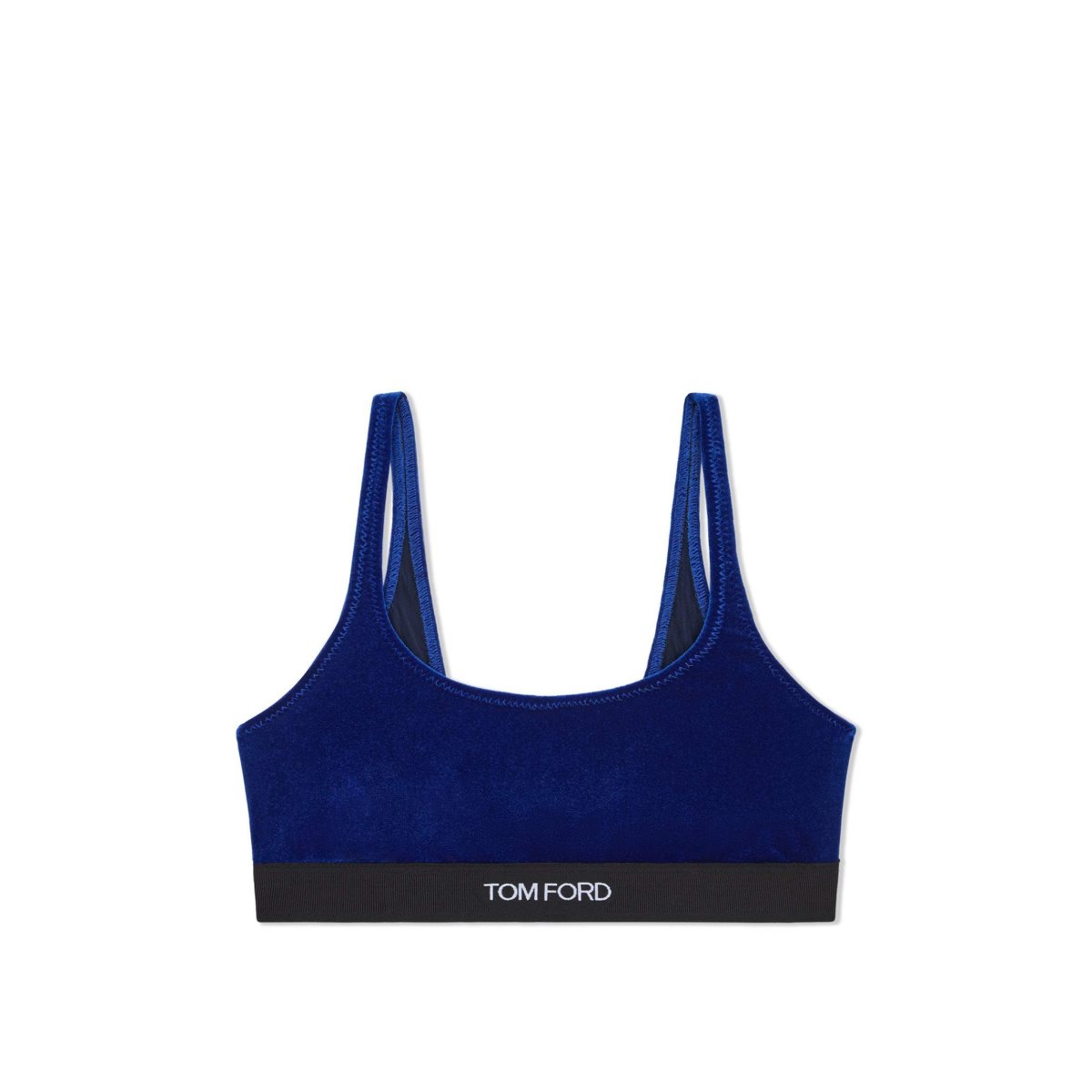 Soutien Gorge Tom Ford Stretch Velvetlette Femme Bleu | NYFDE-2168