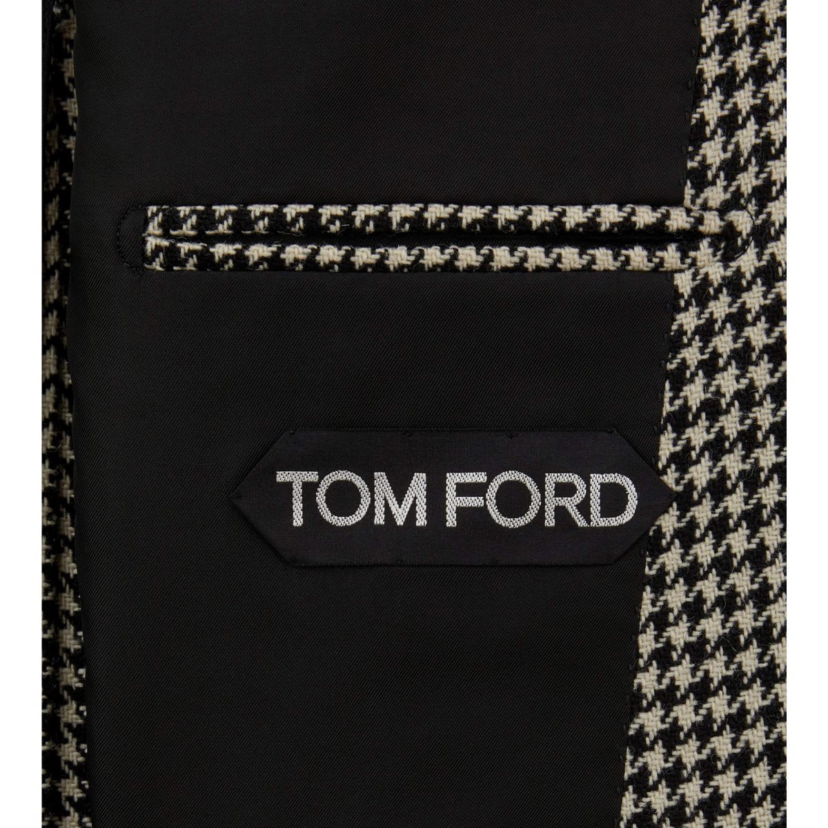 Vestes Tom Ford Cashmere And Mohair Shelton Homme Noir Blanche | PXOHD-9512