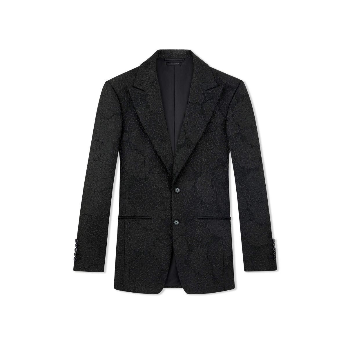 Vestes Tom Ford Flower Jacquard Cooper Homme Noir | GCYXZ-3240