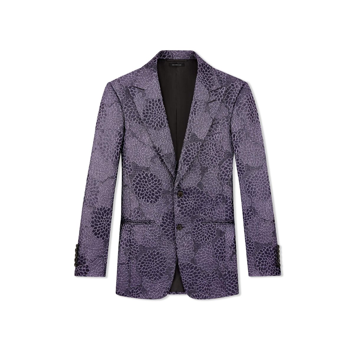 Vestes Tom Ford Flower Jacquard Cooper Homme Violette | GDINB-2831