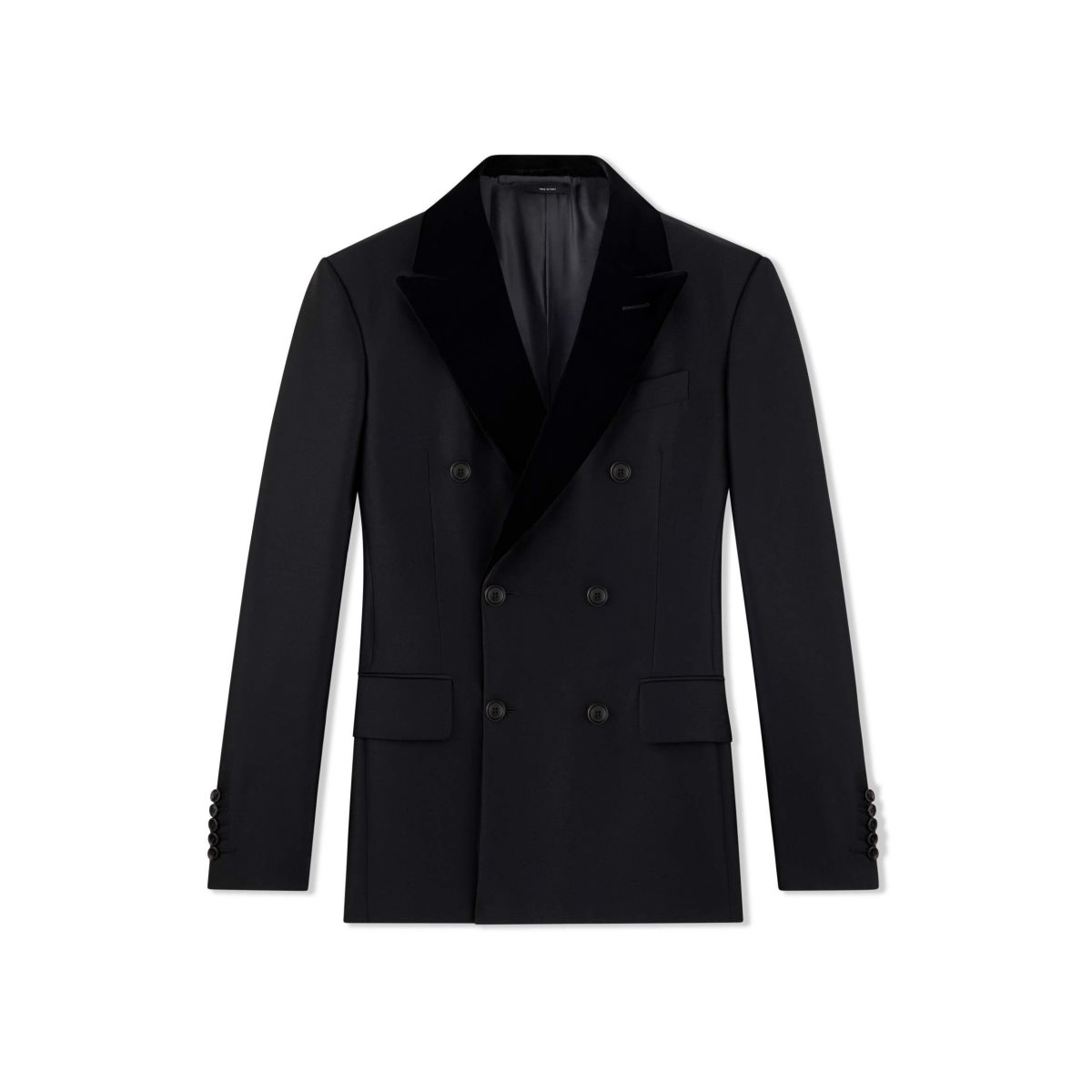 Vestes Tom Ford Organza Reverse Twill Cooper Homme Noir | YSVXP-9581