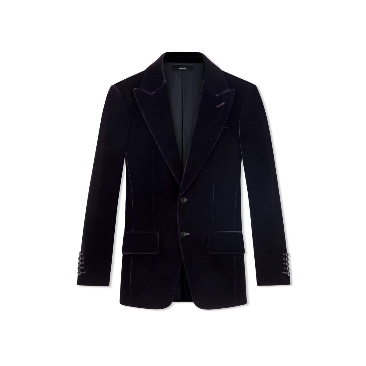 Vestes Tom Ford Viscose Fluid Velvet Cooper Homme Violette | BUVQJ-4052