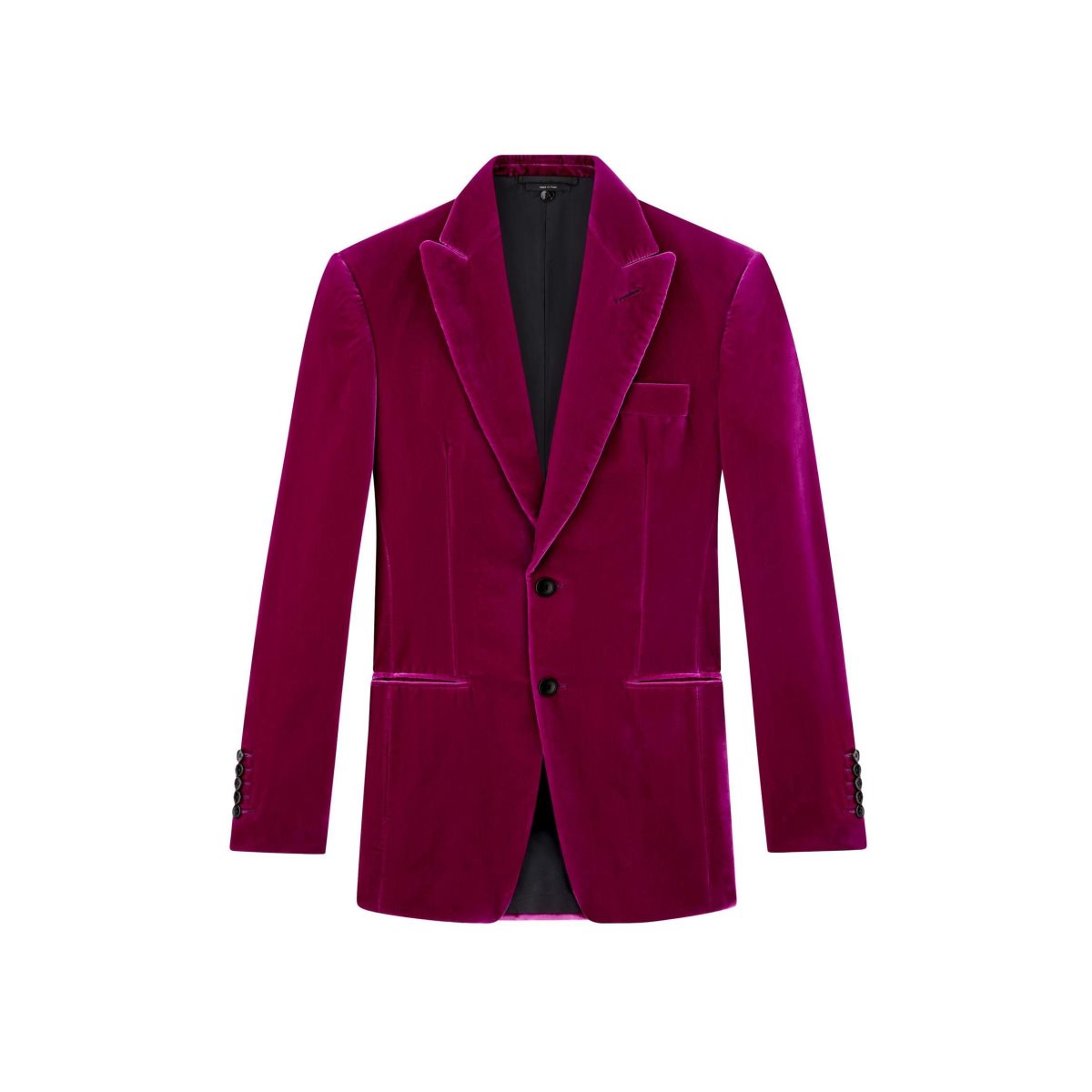 Vestes Tom Ford Viscose Fluid Velvet Cooper Homme Magenta | FDLUN-6849