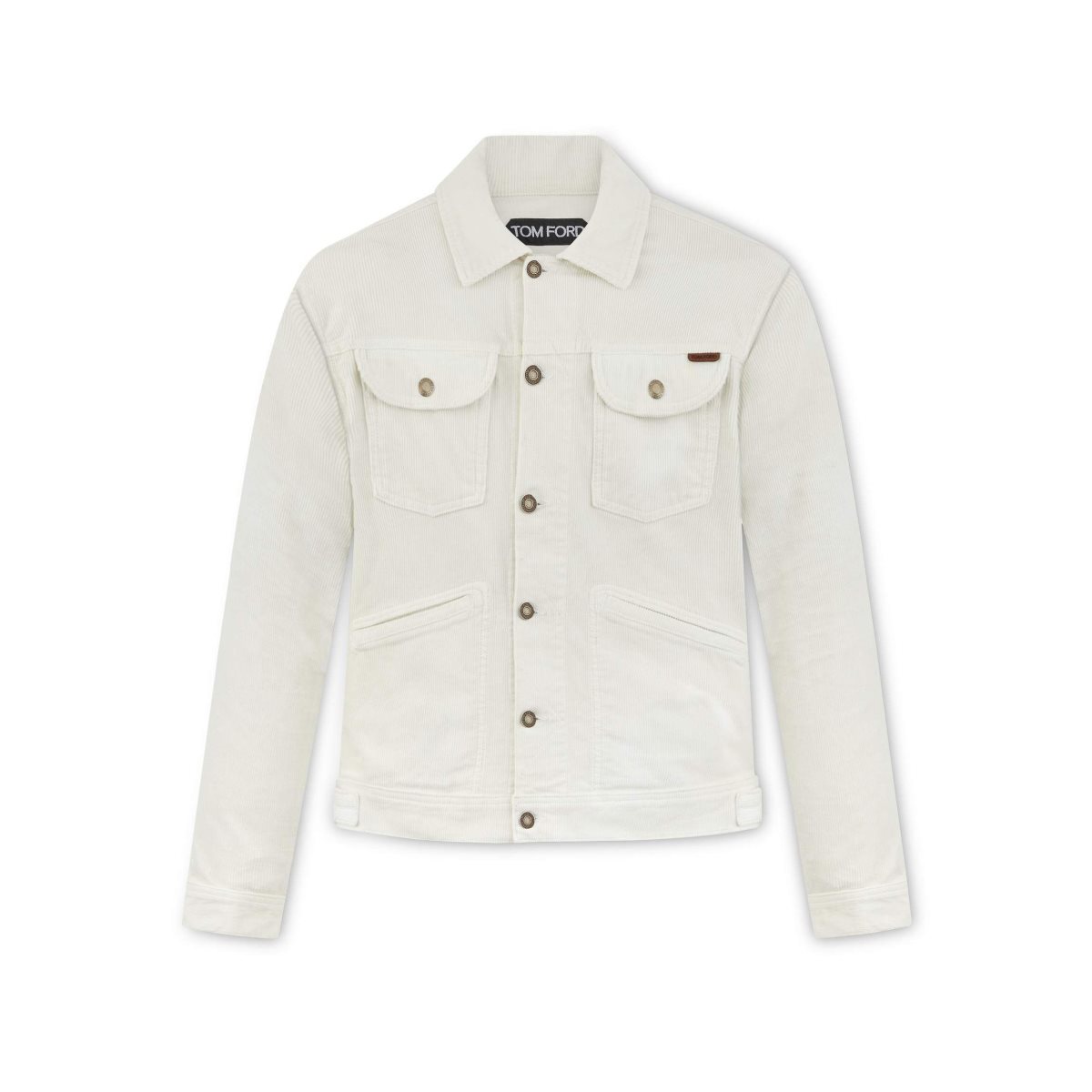 Vêtements D\'extérieur Tom Ford 12 Waves Cord Denim Jacket Homme Gum | RNVAS-9163