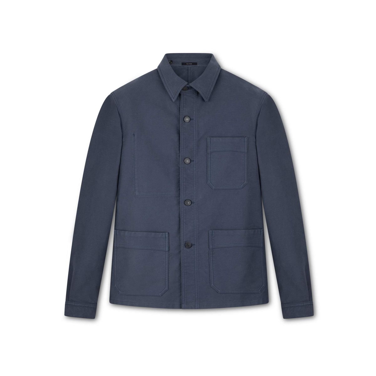 Vêtements D\'extérieur Tom Ford Brushed Compact Coton Chore Jacket Homme Bleu | VJFEK-0649