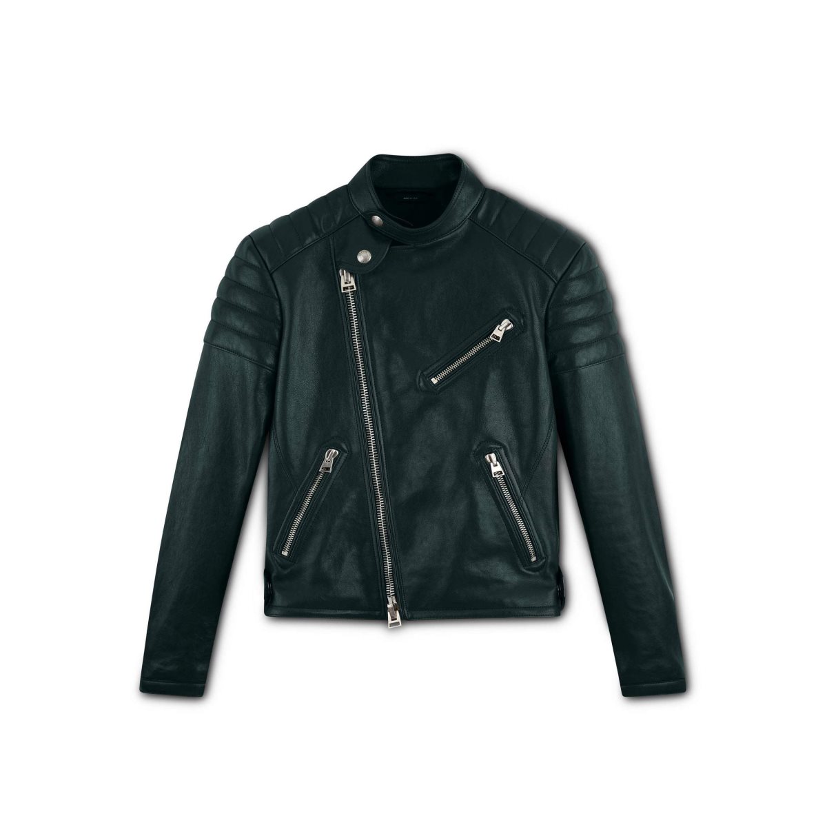 Vêtements D\'extérieur Tom Ford Cuir Icon Vélo Homme Noir | CGQNT-0765