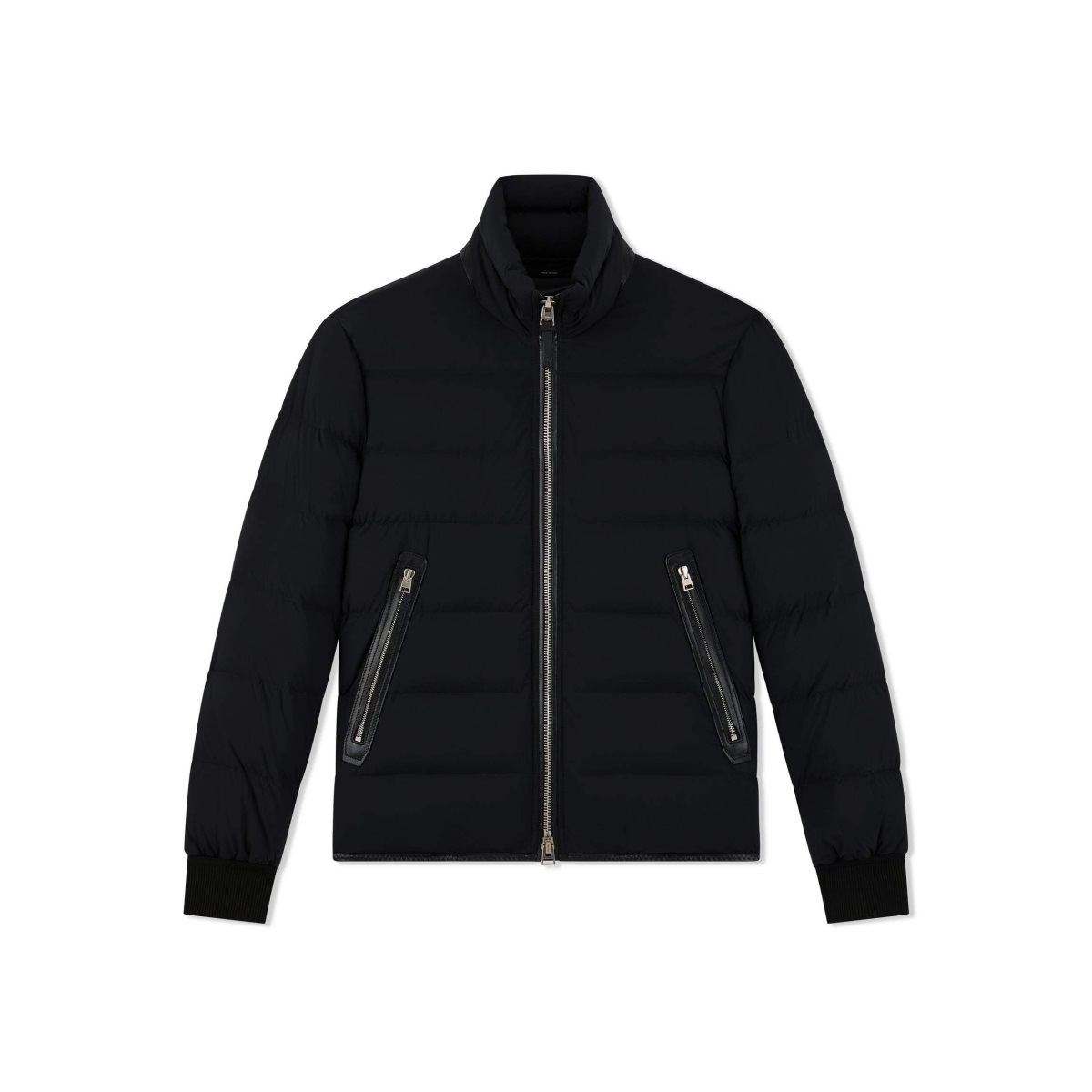 Vêtements D\'extérieur Tom Ford Nylon Down Funnel Blouson Homme Noir | IBWCK-5628