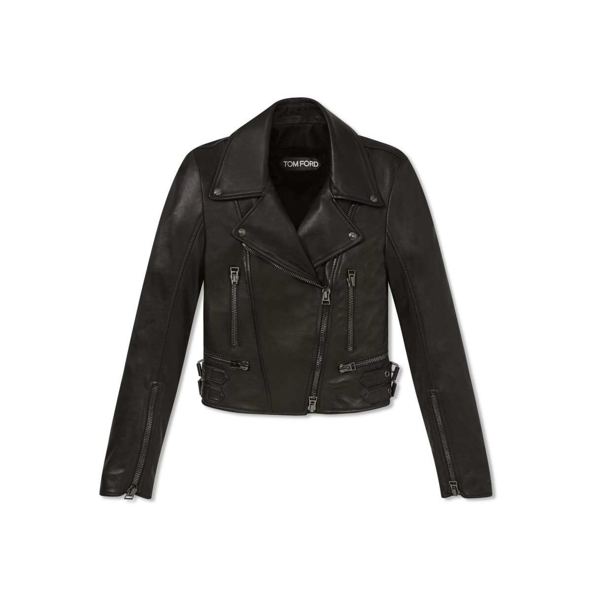 Vêtements D\'extérieur Tom Ford Plonge Fitted Vélo Jacket Femme Noir | XAFZR-7394