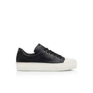 Baskets Tom Ford Smooth Cuir City Low Tops Femme Noir | SYBXC-9643