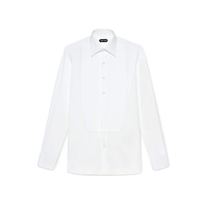 Chemises Tom Ford Poplin Classiche Fit French Cuff Evening Homme Blanche | VHLIR-9534