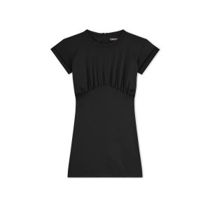 Hauts Tom Ford Silk Jersey Fitted T-shirt Femme Noir | DZAHL-2087