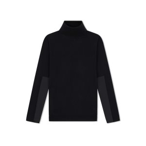 Knitwear Tom Ford Fine Cashmere Silk & Silk Turtleneck Femme Noir | LZIYK-5167