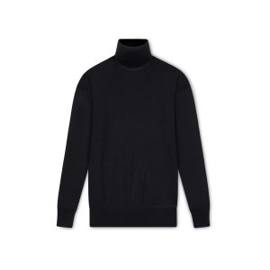 Knitwear Tom Ford Fine Cashmere Silk Turtleneck Femme Noir | AZBSD-2063