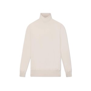 Knitwear Tom Ford Fine Gauge Cashmere Silk Roll Neck Homme Blanche | RWBDT-8906