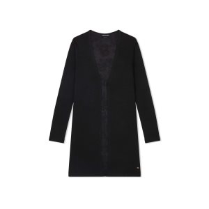 Knitwear Tom Ford Slinky Viscose Long Cardigan Femme Noir | YNTIV-8569