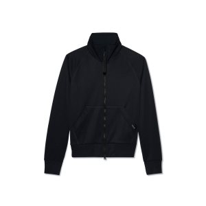 Knitwear Tom Ford Technical Funnel Neck Homme Noir | JCIFN-0439